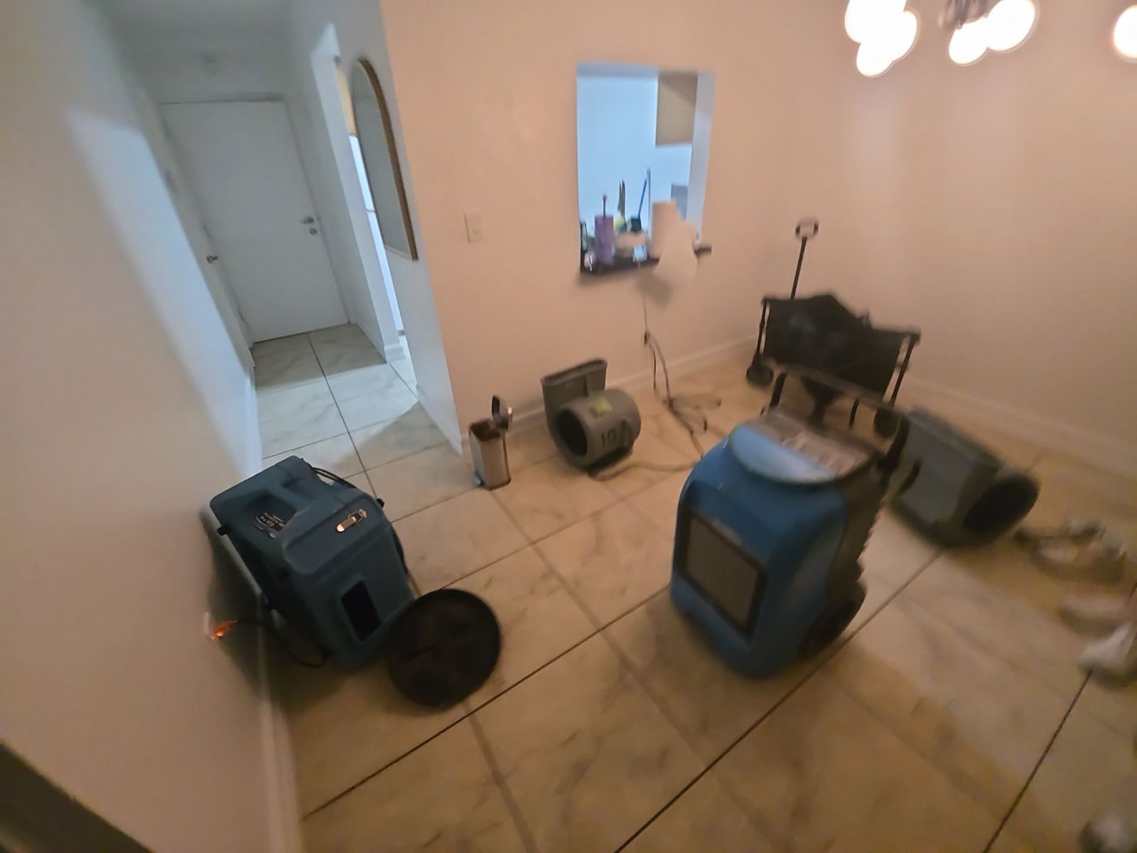 Documented Restoration Doctor emergency flood response and structural drying project in Miami, FL