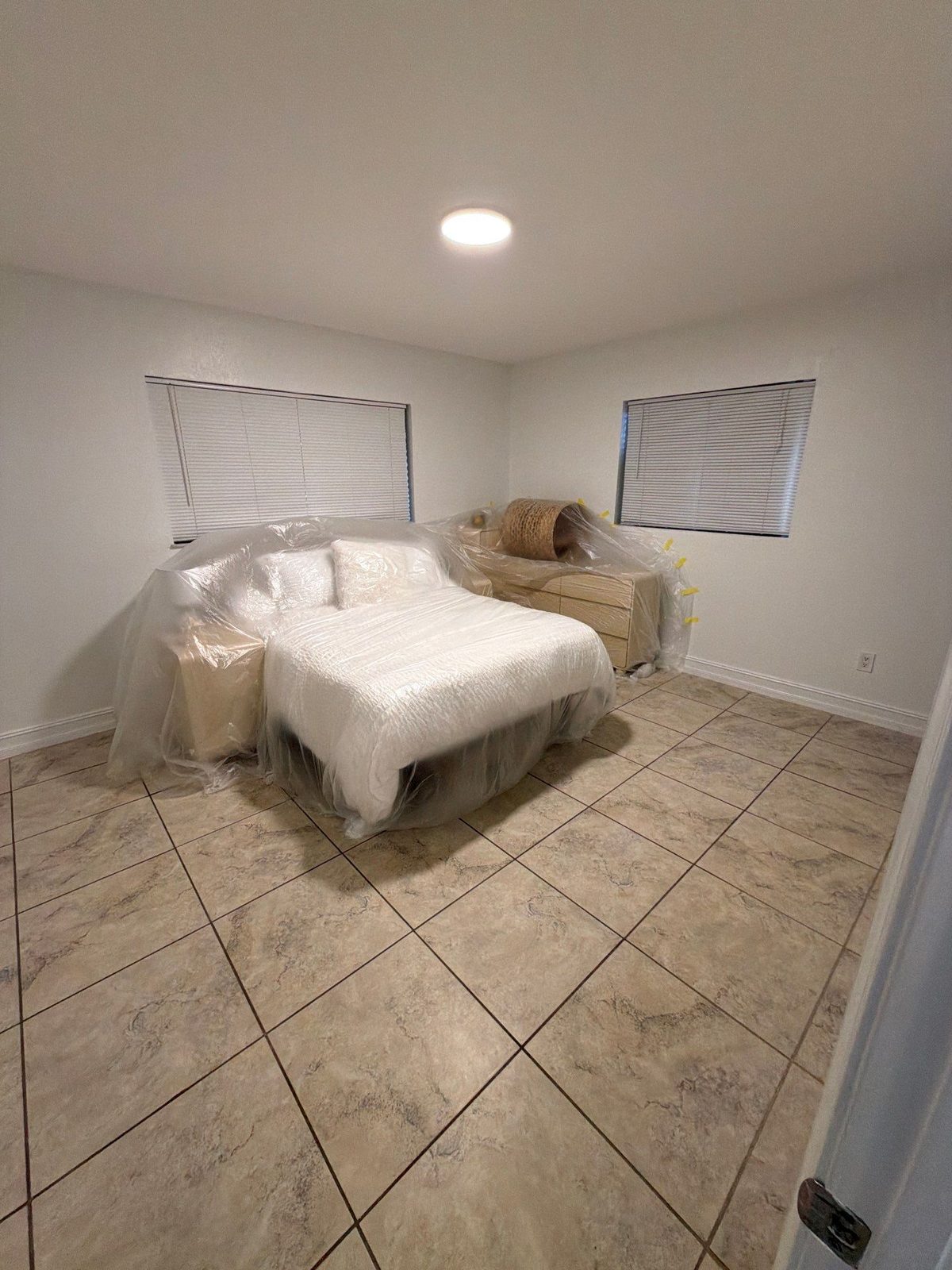 After photo: completed water damage restoration in Miami, FL — Restoration Doctor project documentation