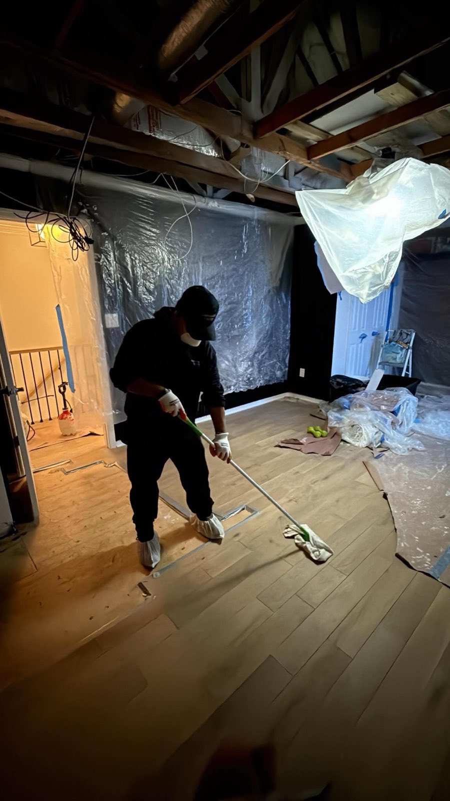After photo: completed water damage restoration in Tysons, VA — Restoration Doctor project documentation