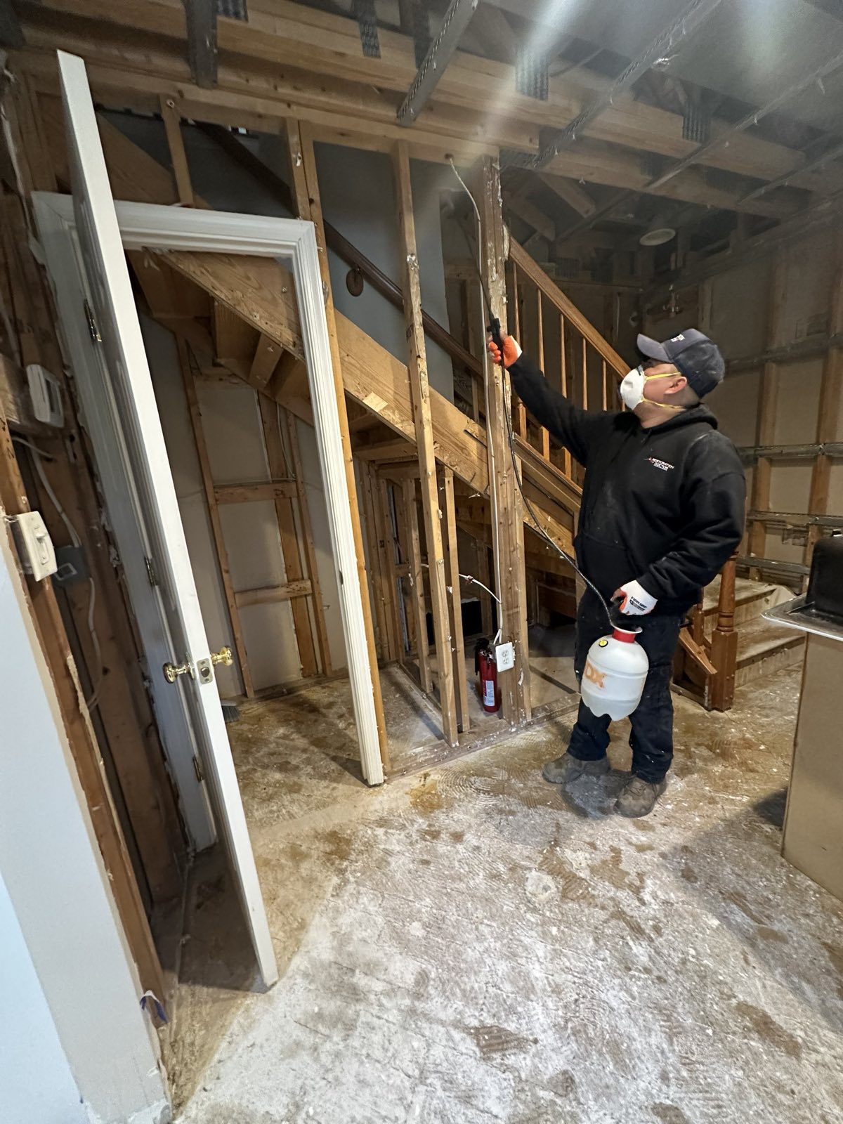 After photo: completed water damage restoration in Reston, VA — Restoration Doctor project documentation