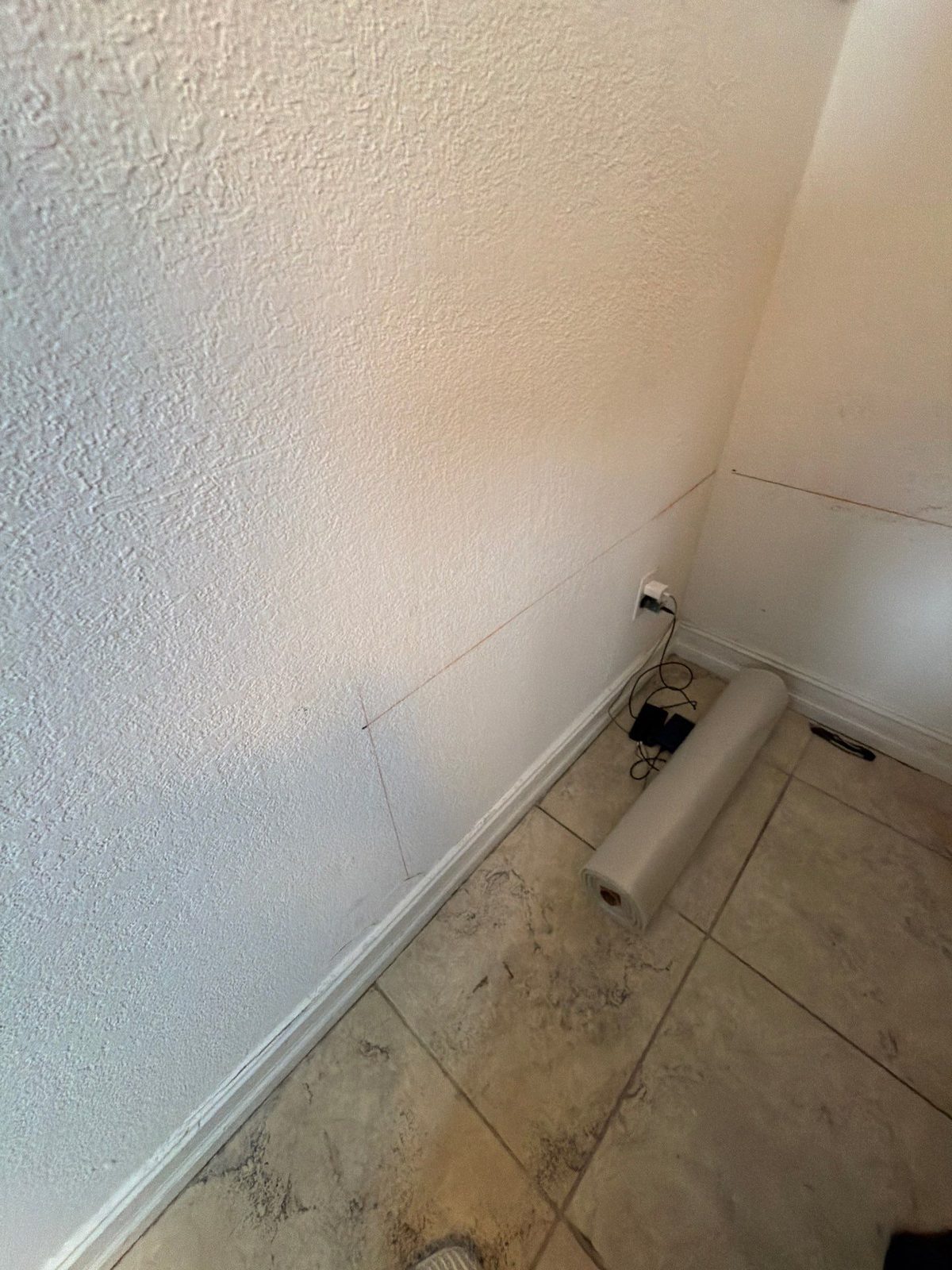 Documented Restoration Doctor condo wall flood cut and drying project in Miami, FL